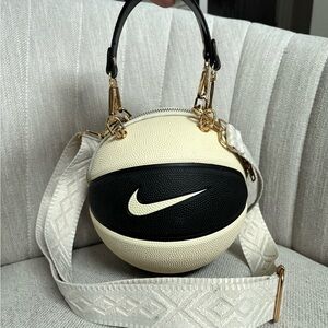 NIKE 7” Black Ivory Basketball Crossbody Bag